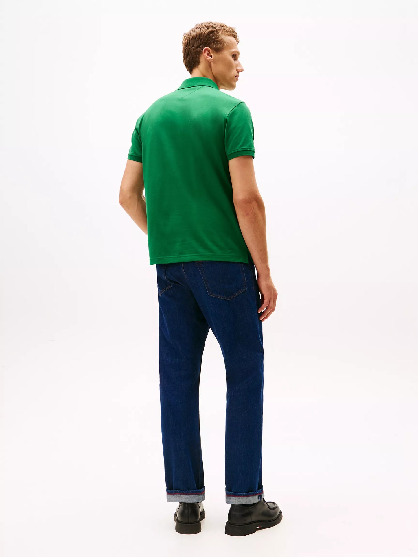 Tommy Hilfige-Regular Fit Embroidered Stripe Polo