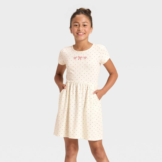 Cat & Jack-Vestido de punto de manga corta para niña - Cat & Jack™
