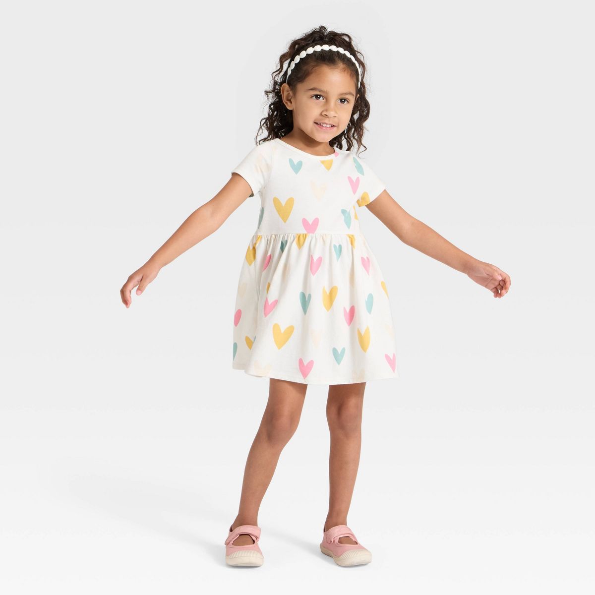 Cat & Jack-Vestido de manga corta para niña pequeña - Cat & Jack™