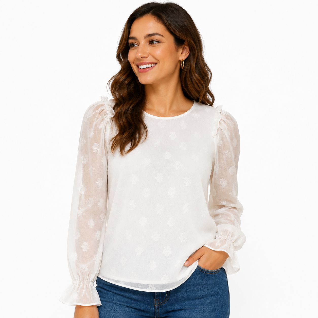 Cece White blouse Women’s