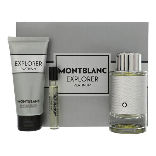 Mont Blanc E. Platinum 3pc.100MLSP+3.3 SG+MINI