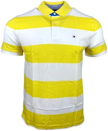Tommy Hilfiger Men's Short Sleeve Mesh Pique Custom Fit Polo Shirt