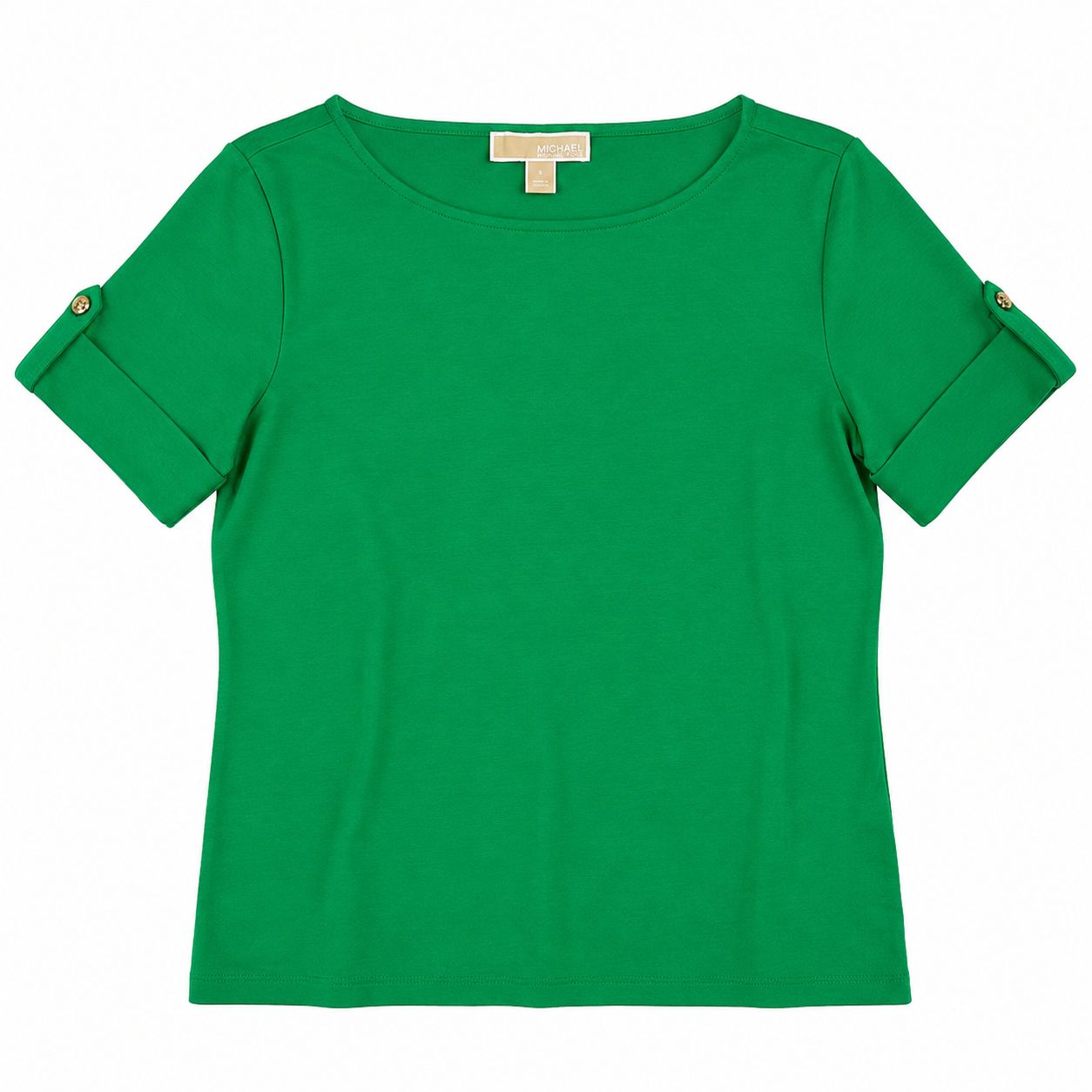 MICHAEL Michael Kors green t-shirt with back sleeves