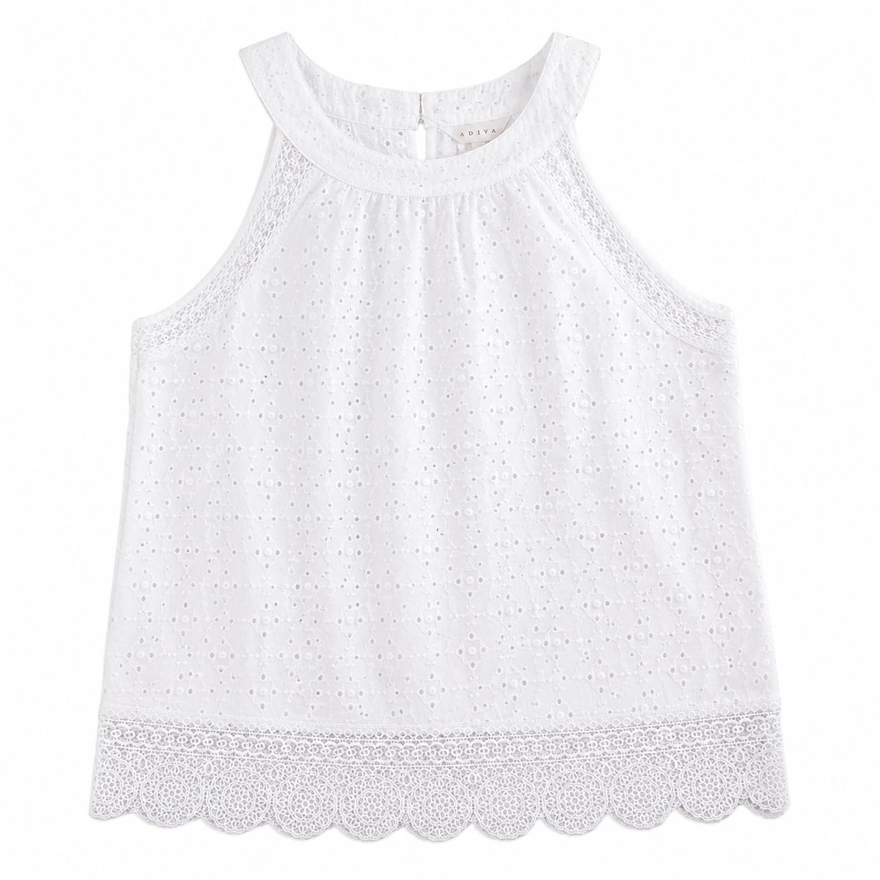 Adiva White halter blouse Women’s