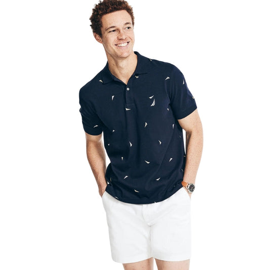 Nautica Classic Fit Printed Polo Shirt