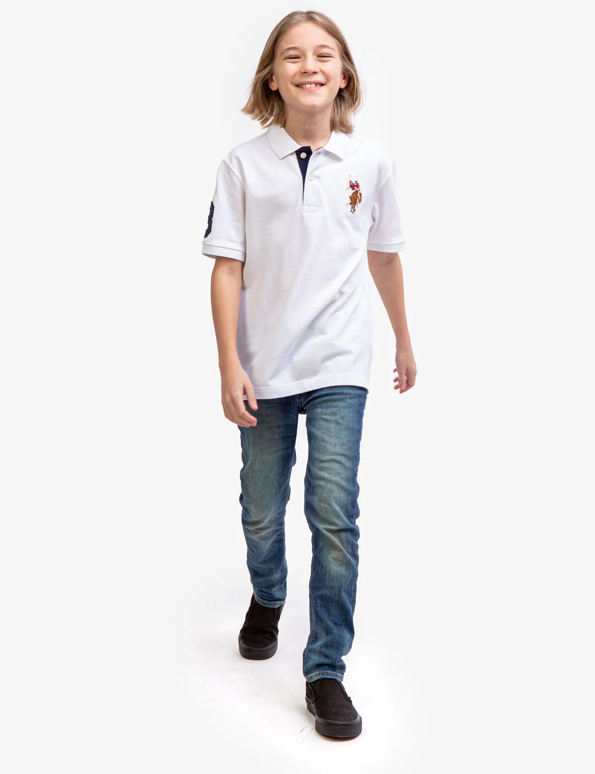 US Polo ASSN Boys Pique Polo