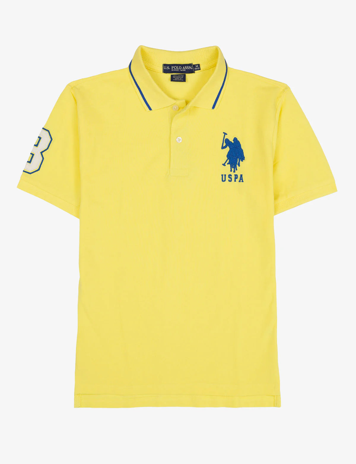 US Polo ASSN Boys Solid Collar Polo