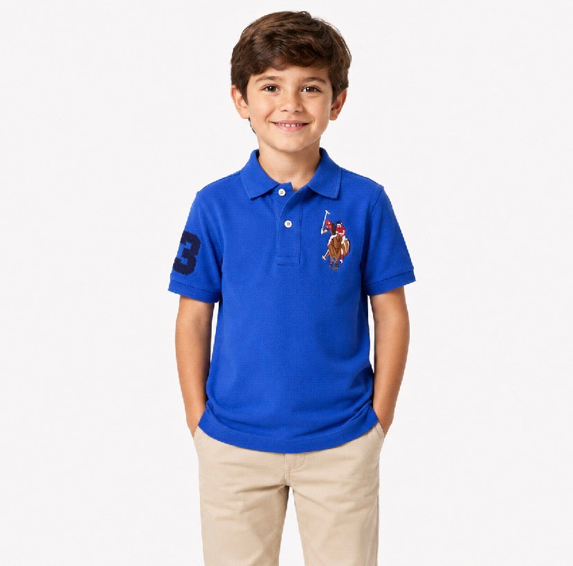 U.S. Polo Assn. polo shirt in royal blue