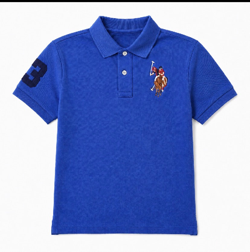U.S. Polo Assn. polo shirt in royal blue