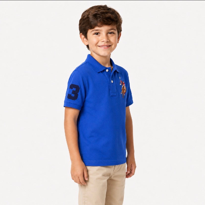 U.S. Polo Assn. polo shirt in royal blue