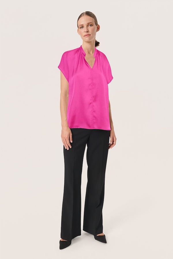 Mellóday Crew Drapey Popover Shirt