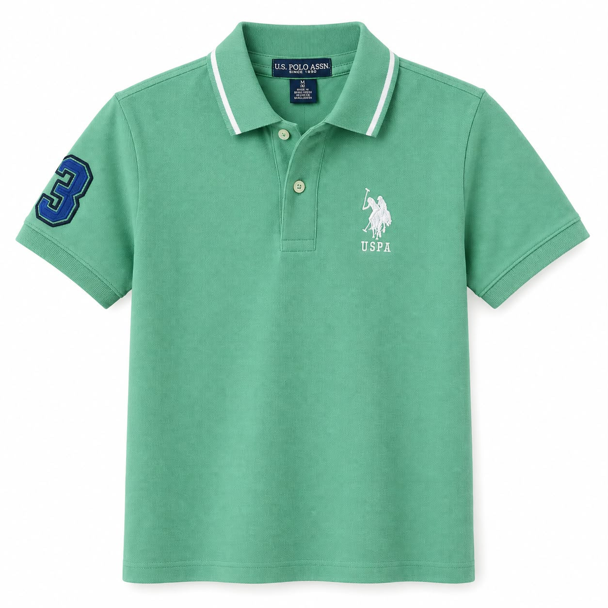 Us Polo Assn Classic mint green polo shirt