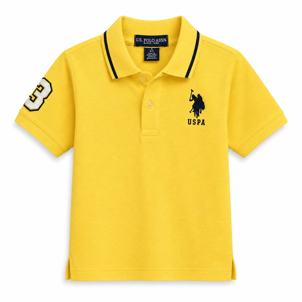 Us Polo Assn Yellow polo shirt for boy