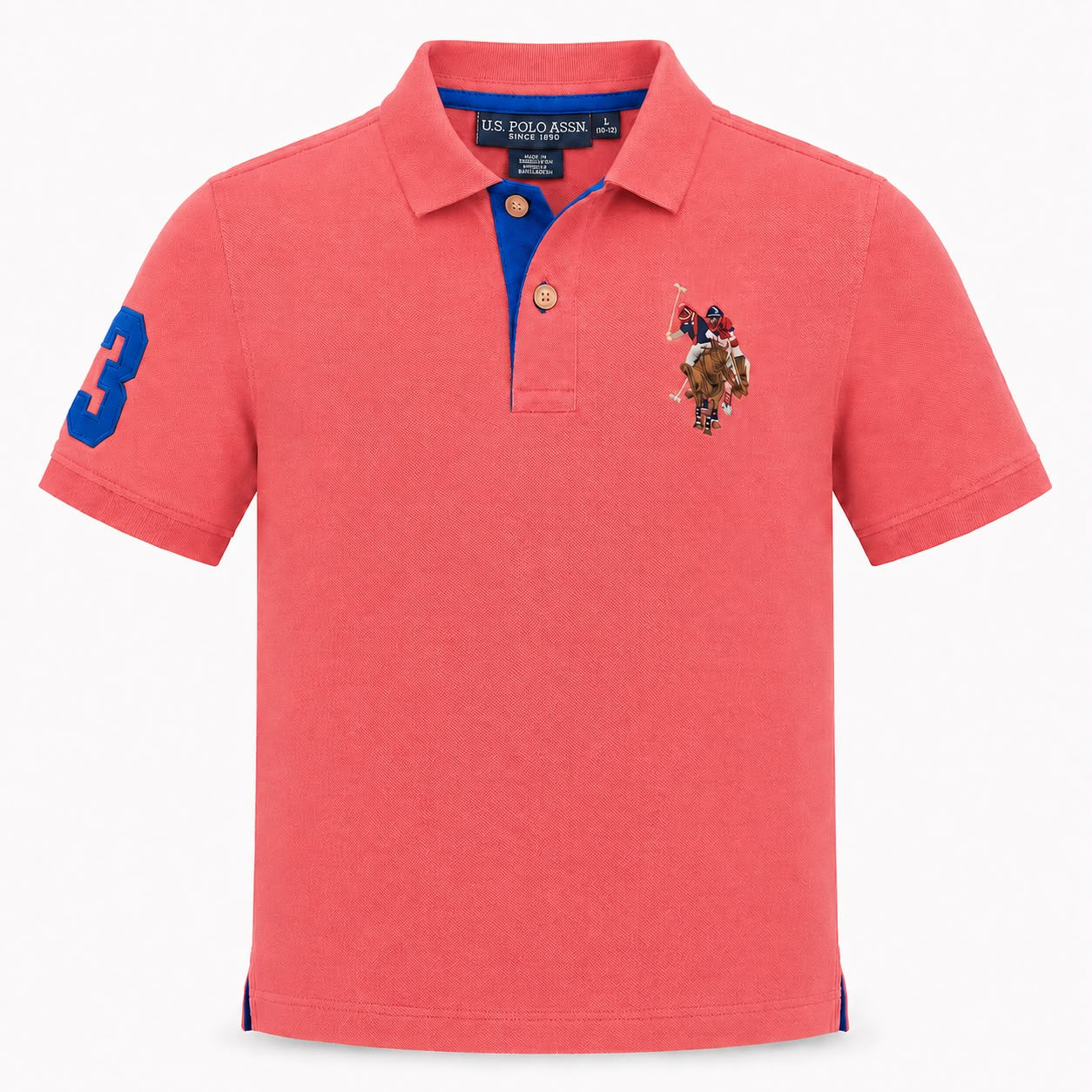 U.S. Polo Assn Mens Slim Fit Cotton Pique Polo Shirt