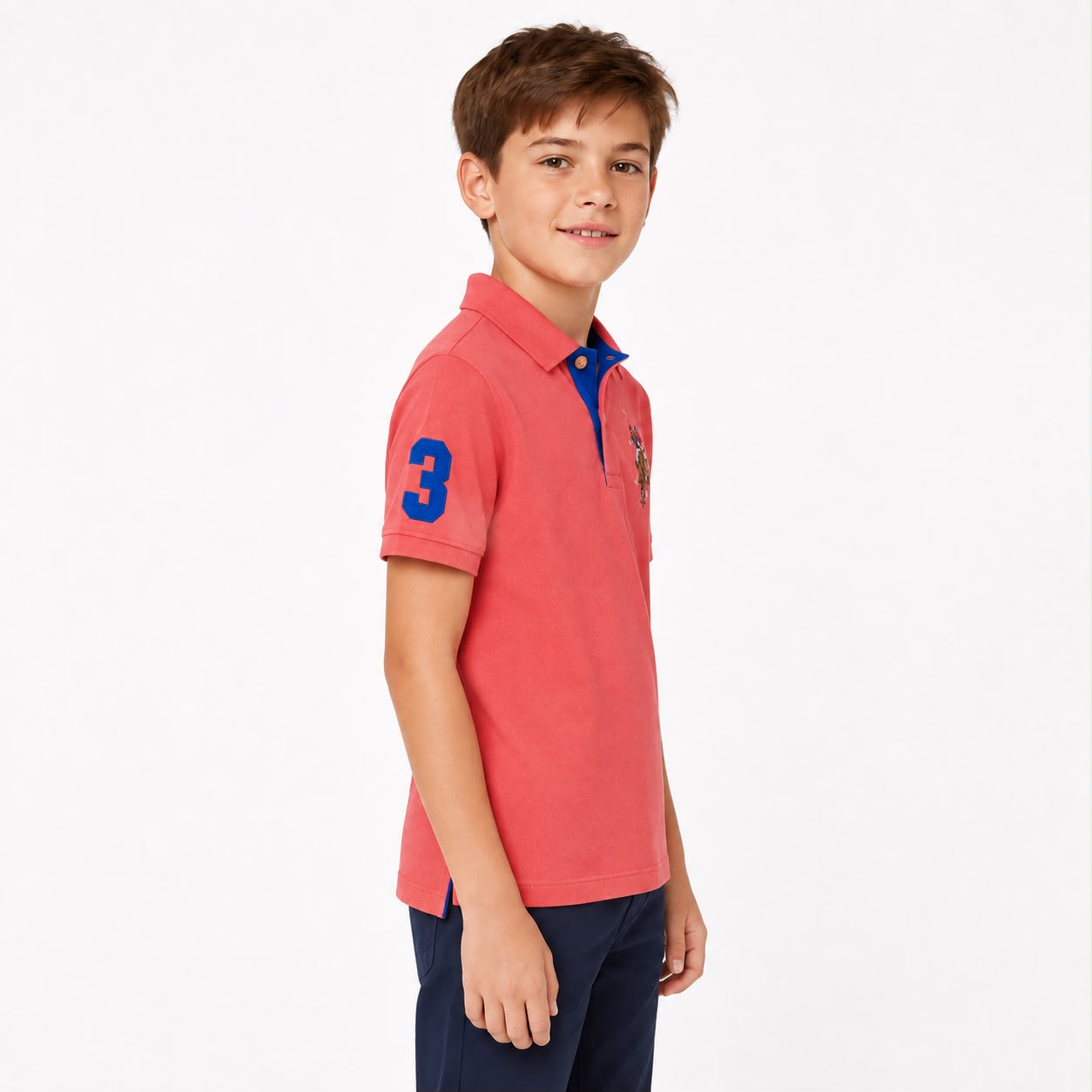 U.S. Polo Assn Mens Slim Fit Cotton Pique Polo Shirt