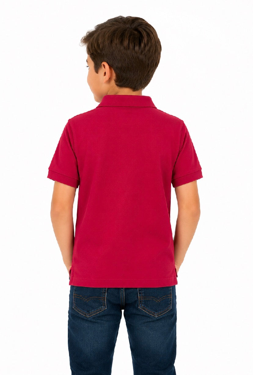 U.S. POLO ASSN- Boys Piqué Polo Shirt