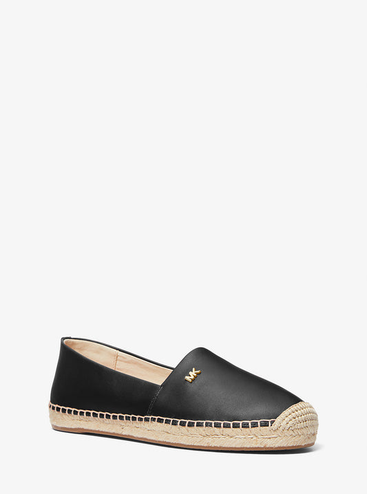 Michael Kors Kendrick Leather Slip-On Espadrille