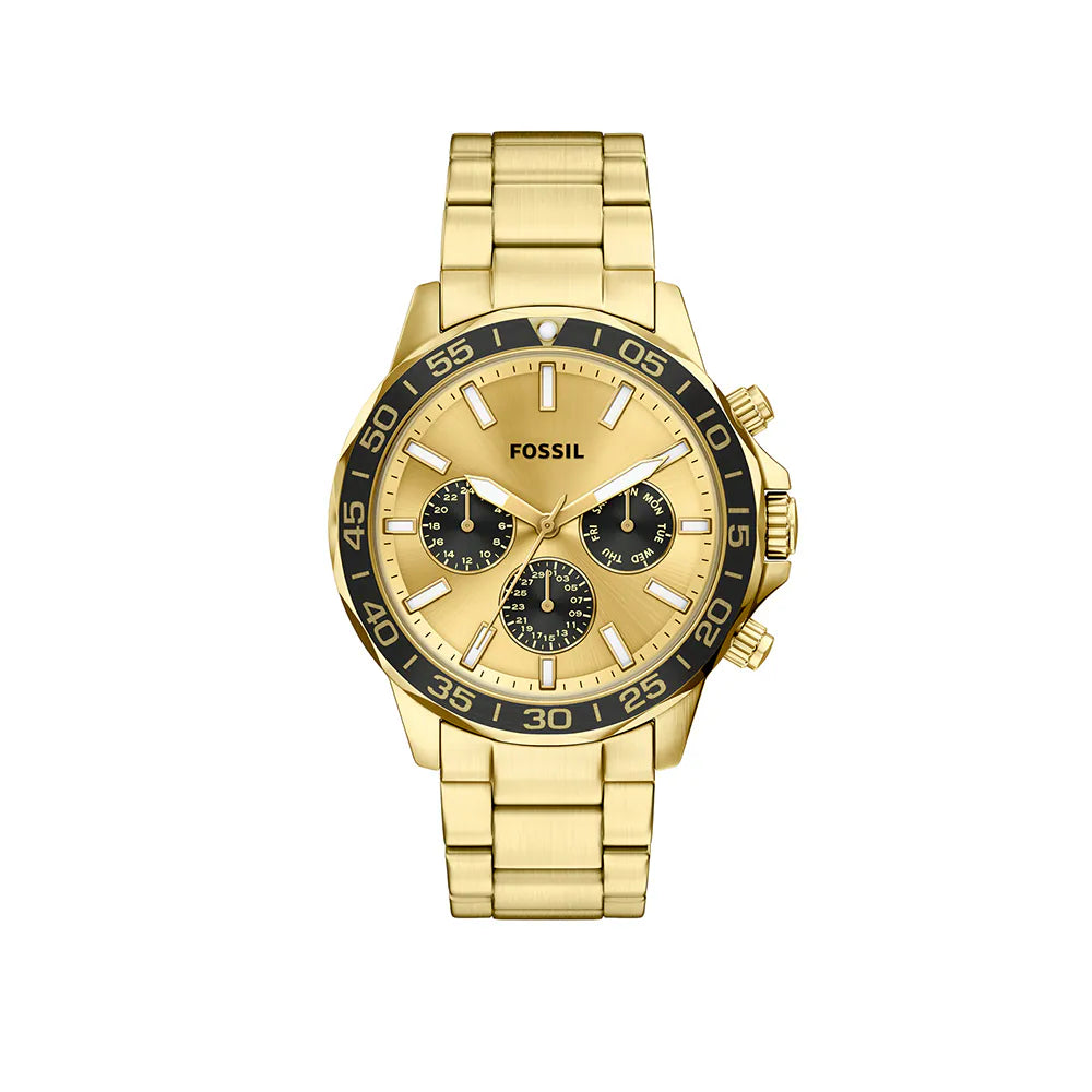Fossil Bannon multifunction gold-tone watch