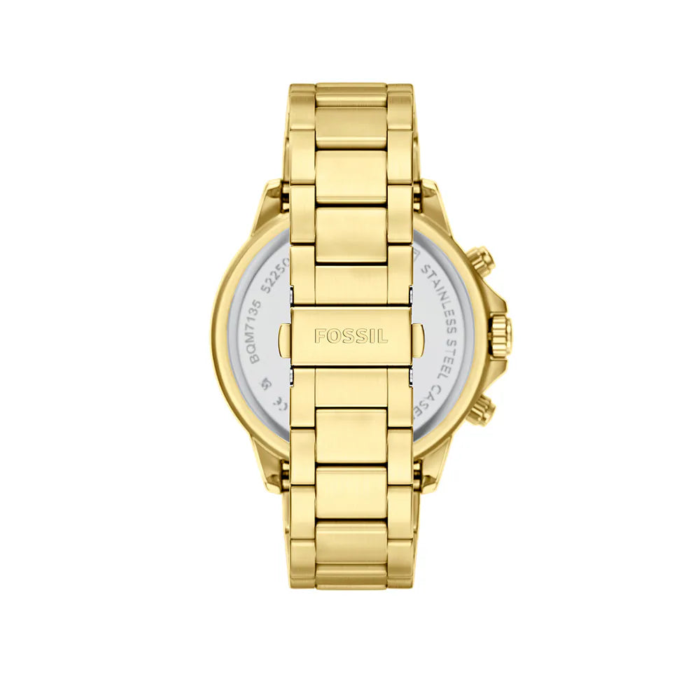 Fossil Bannon multifunction gold-tone watch