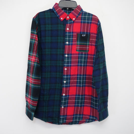 Vineyard Vines Long Sleeve Plaid Flannel Button-Down Dress Shirt