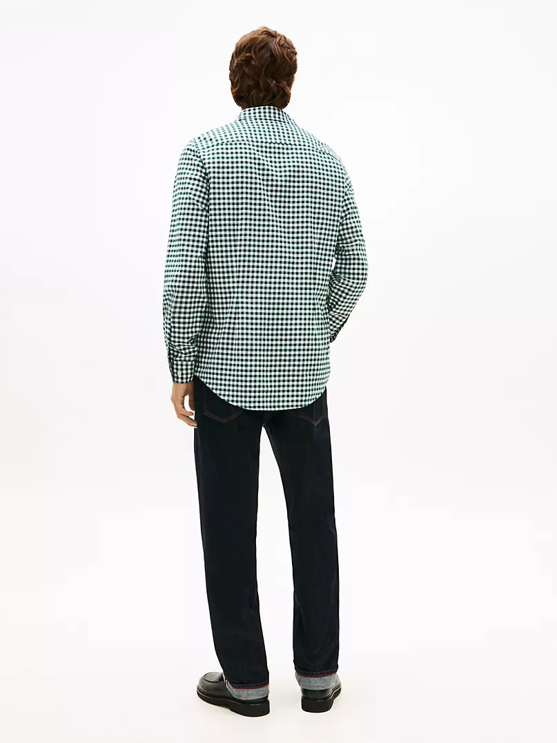 Tommy Hilfiger-Slim Fit Stretch Gingham Oxford Shirt