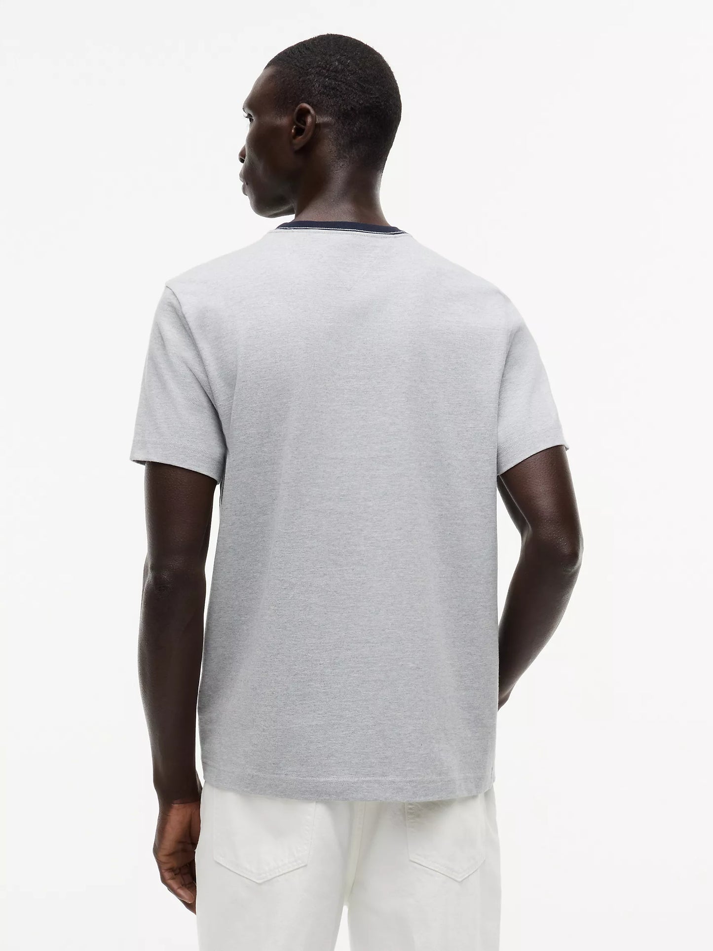 Tommy Hilfiger-Embroidered Flag Logo T-Shirt
