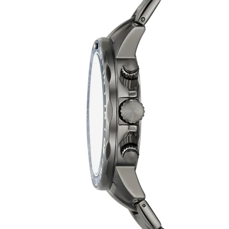 Fossil Bannon Multifunction Smoke Stainless Steel Watch