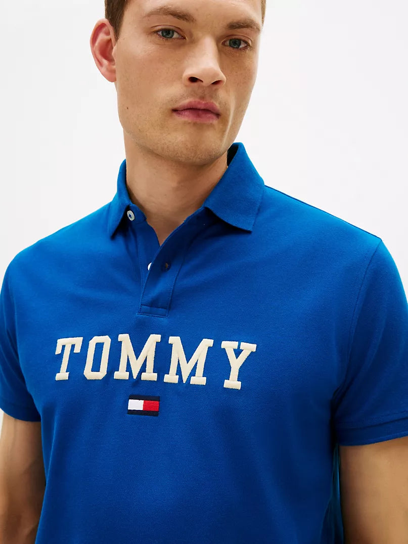 Tommy Hilfiger-Regular Fit Monotype Tommy Logo Polo