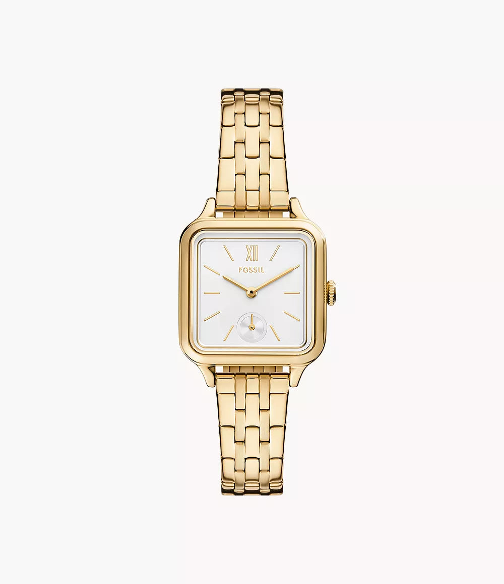 Fossil Colleen Three-Hand Gold Tone Stainless Steel Watch