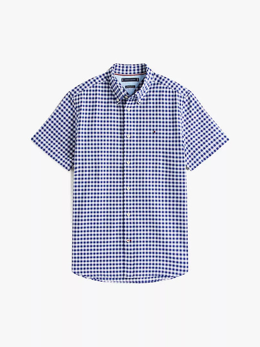 Tommy Hilfiger-Regular Fit Gingham Oxford Shirt