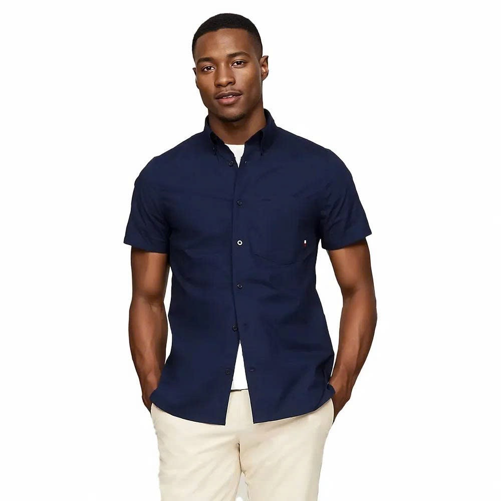 Tommy Hilfiger-Slim Fit Short-Sleeve All-Day Shirt