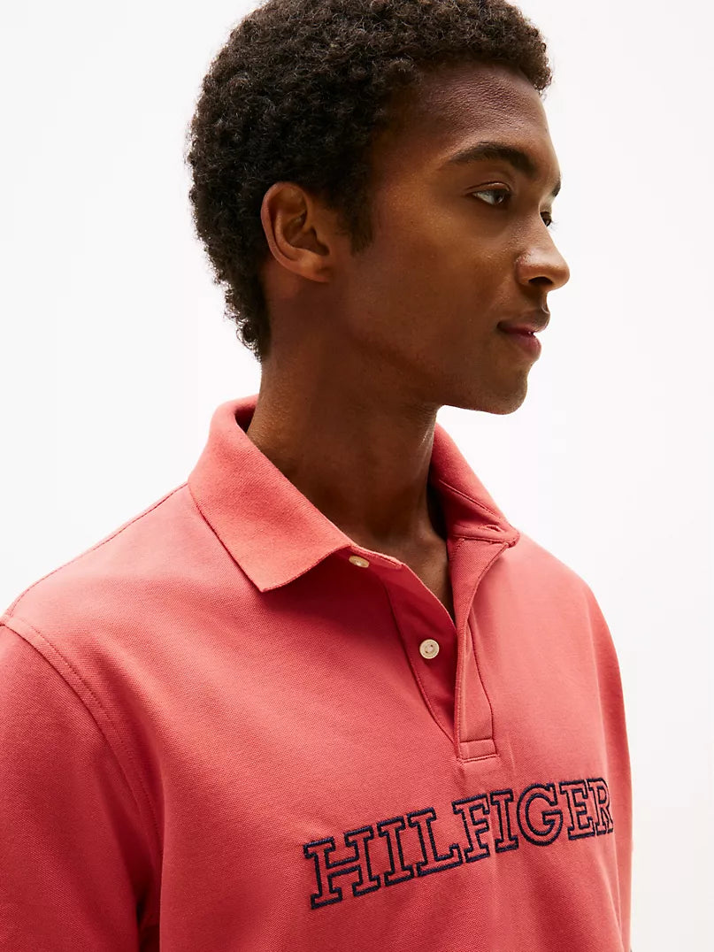 Tommy Hilfiger-Regular Fit Hilfiger Logo Polo