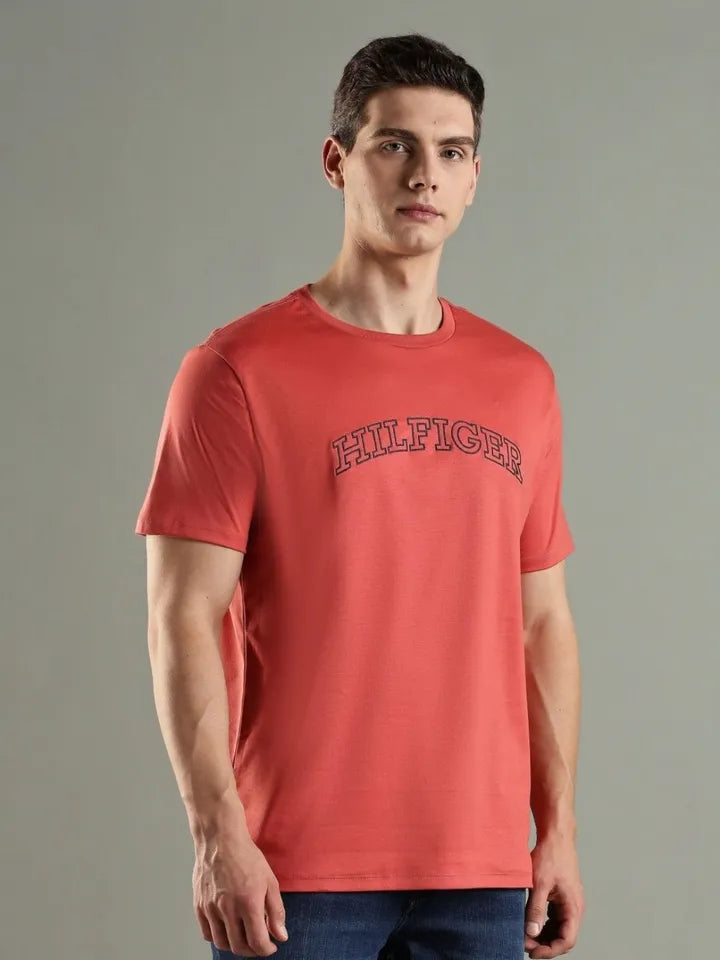 Tommy Hilfiger-Embroidered Logo Regular-Fit T-Shirt