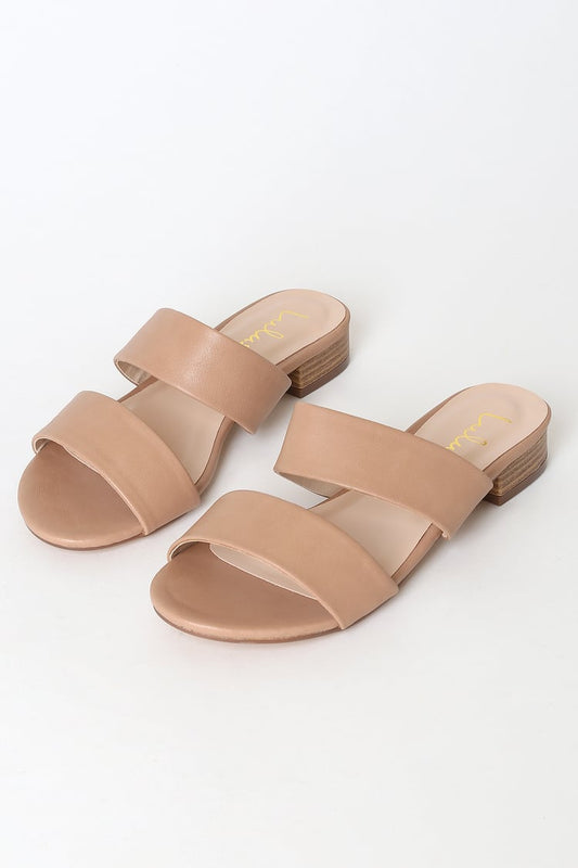 Cityclass Decker Light Nude Slide Sandals