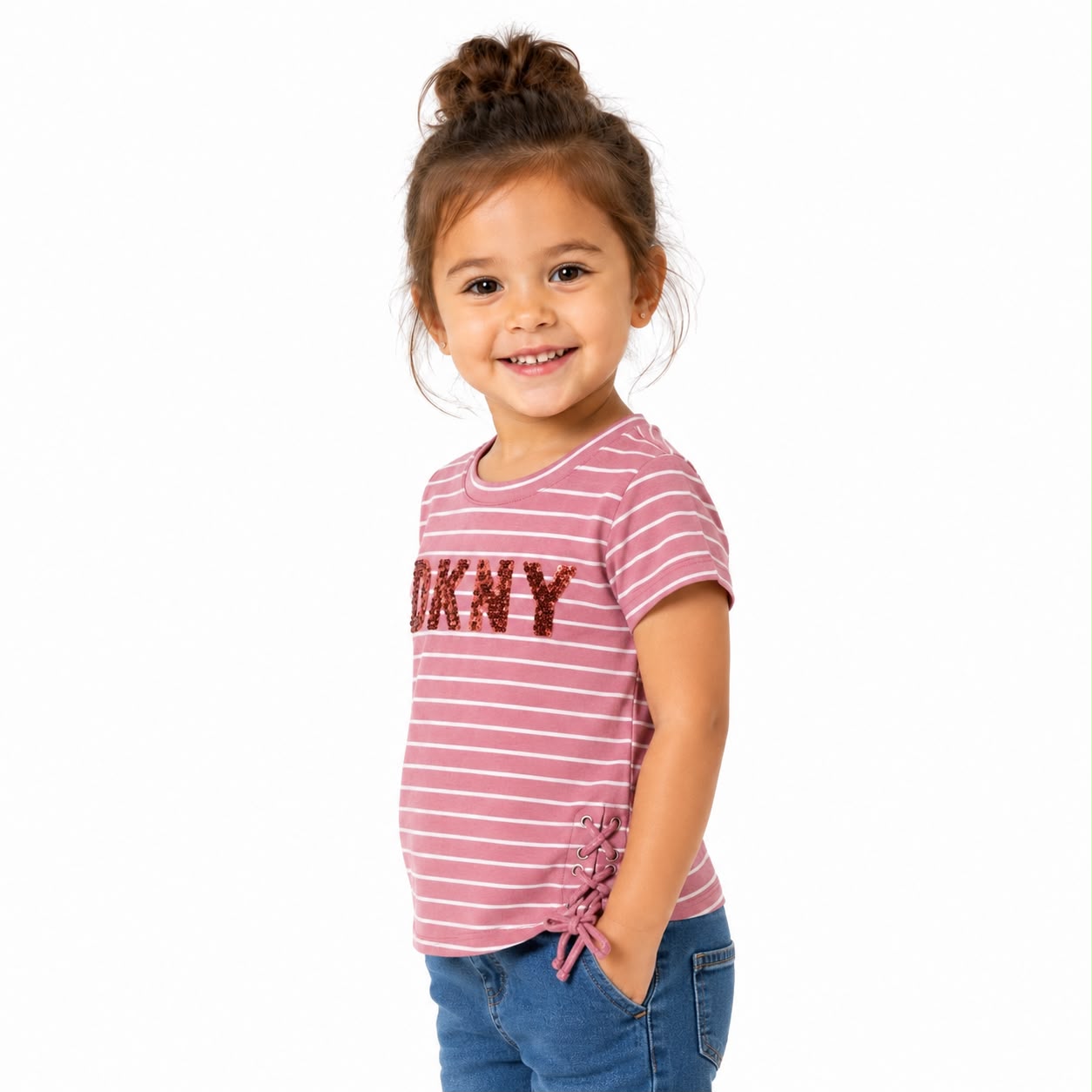DKNY short-sleeved t-shirt for girls