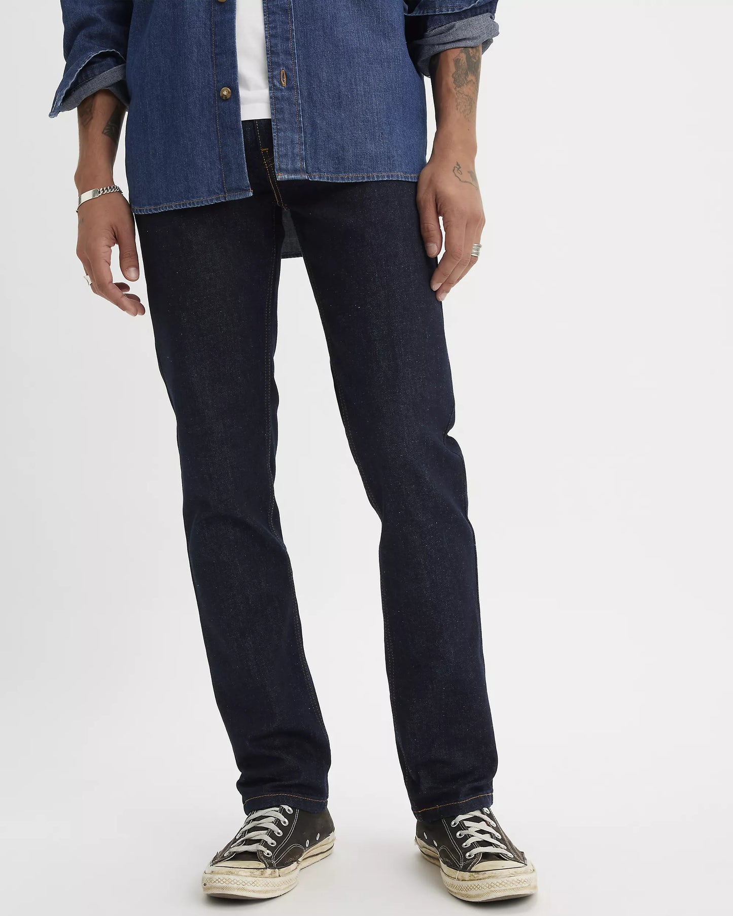 LEVIS-Levi's Mens 511 Slim Fit Jeans Dark Hollow