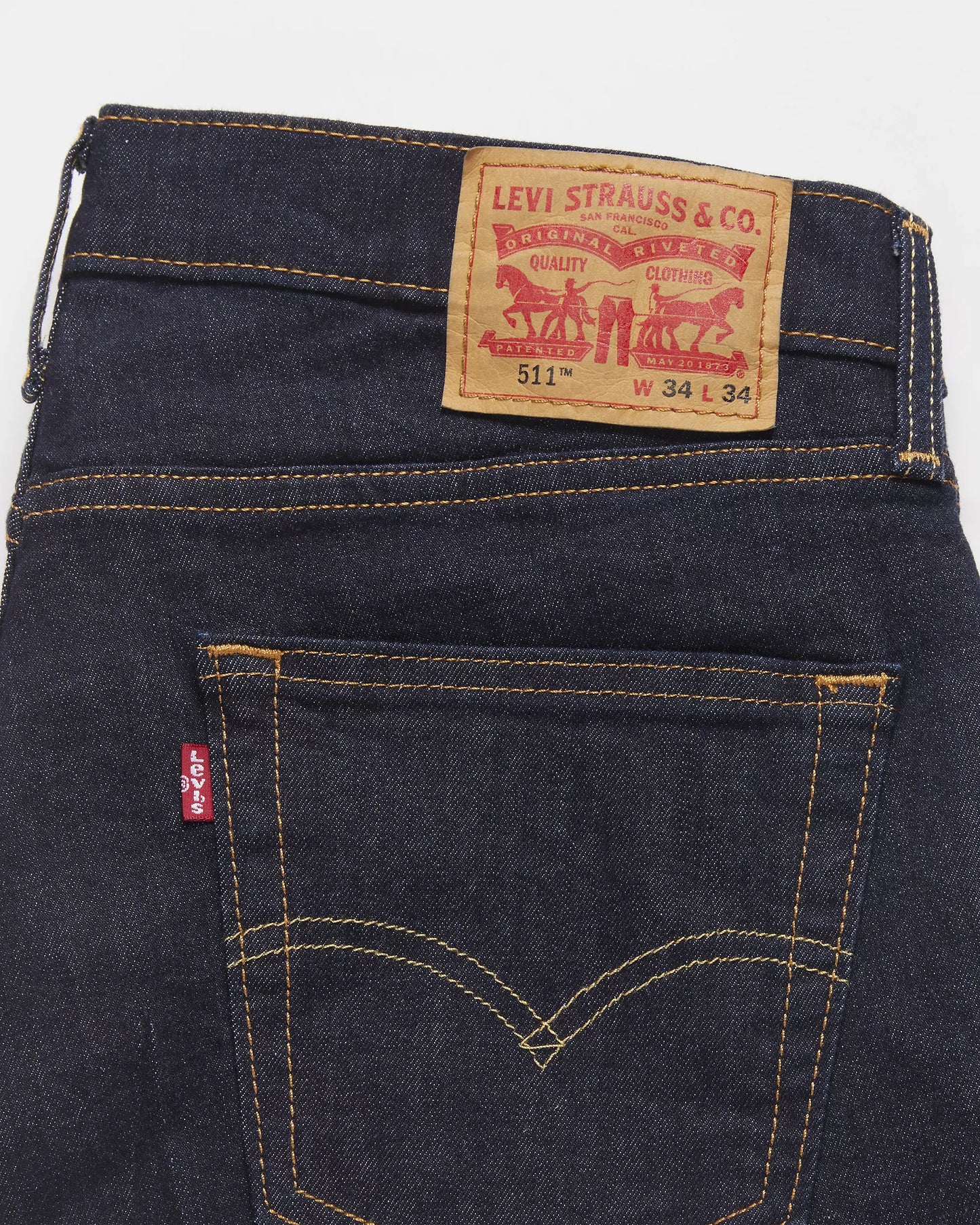 LEVIS-Levi's Mens 511 Slim Fit Jeans Dark Hollow