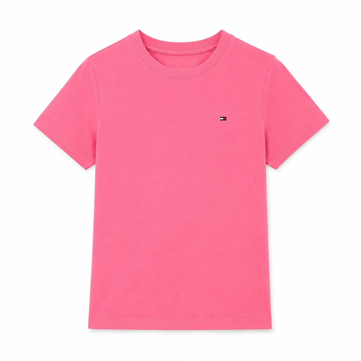 Tommy Hilfiger Classic round neck t-shirt in pink girls