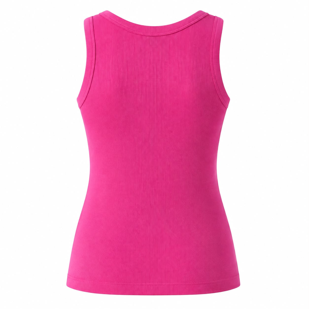 Gap Vibrant fuchsia pink ribbed tank top girl