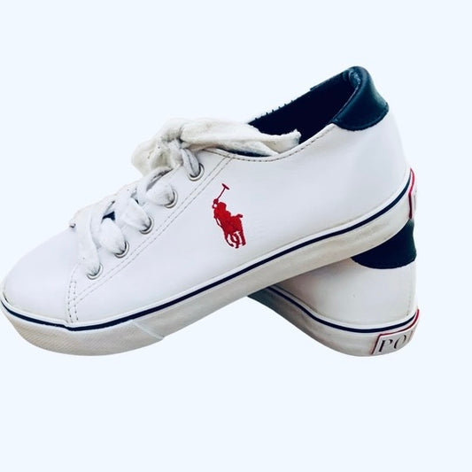 Ralph Lauren Boy’s Sayer Faux Leather Sneakers Shoes