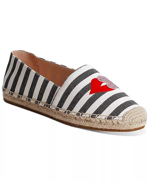 Kate Spade New York Women's Gimlet Heart Lips Espadrille Flats
