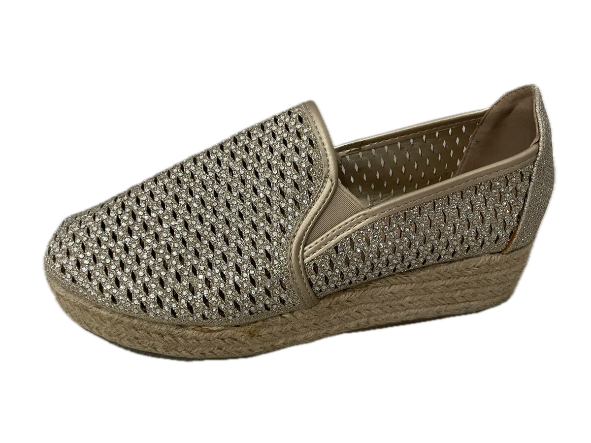 Andiamo Abritney Espadrille Slip-on Platform Loafer