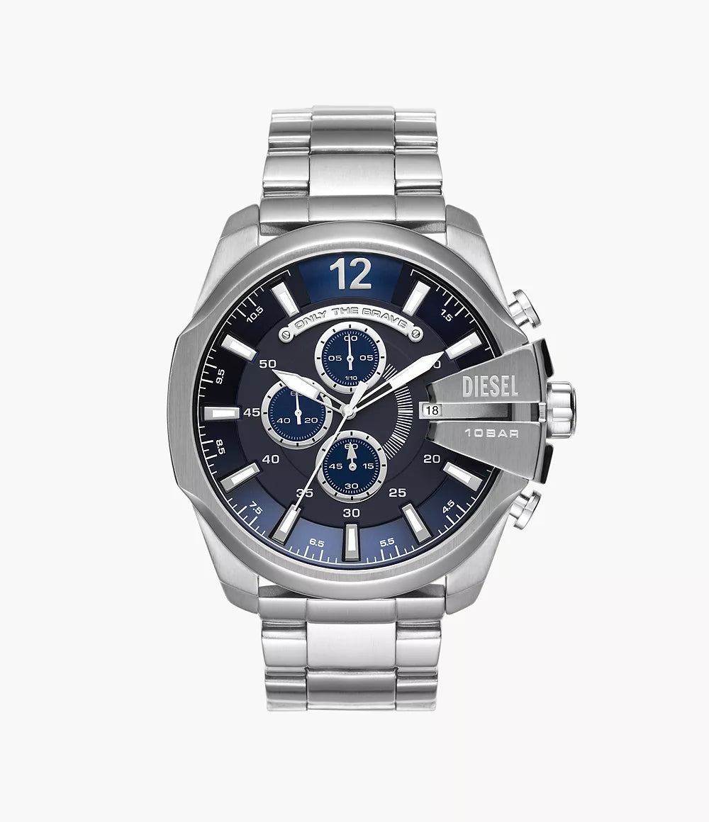 Diesel Men's Mega Chief Chronograph Stainless Steel Watch