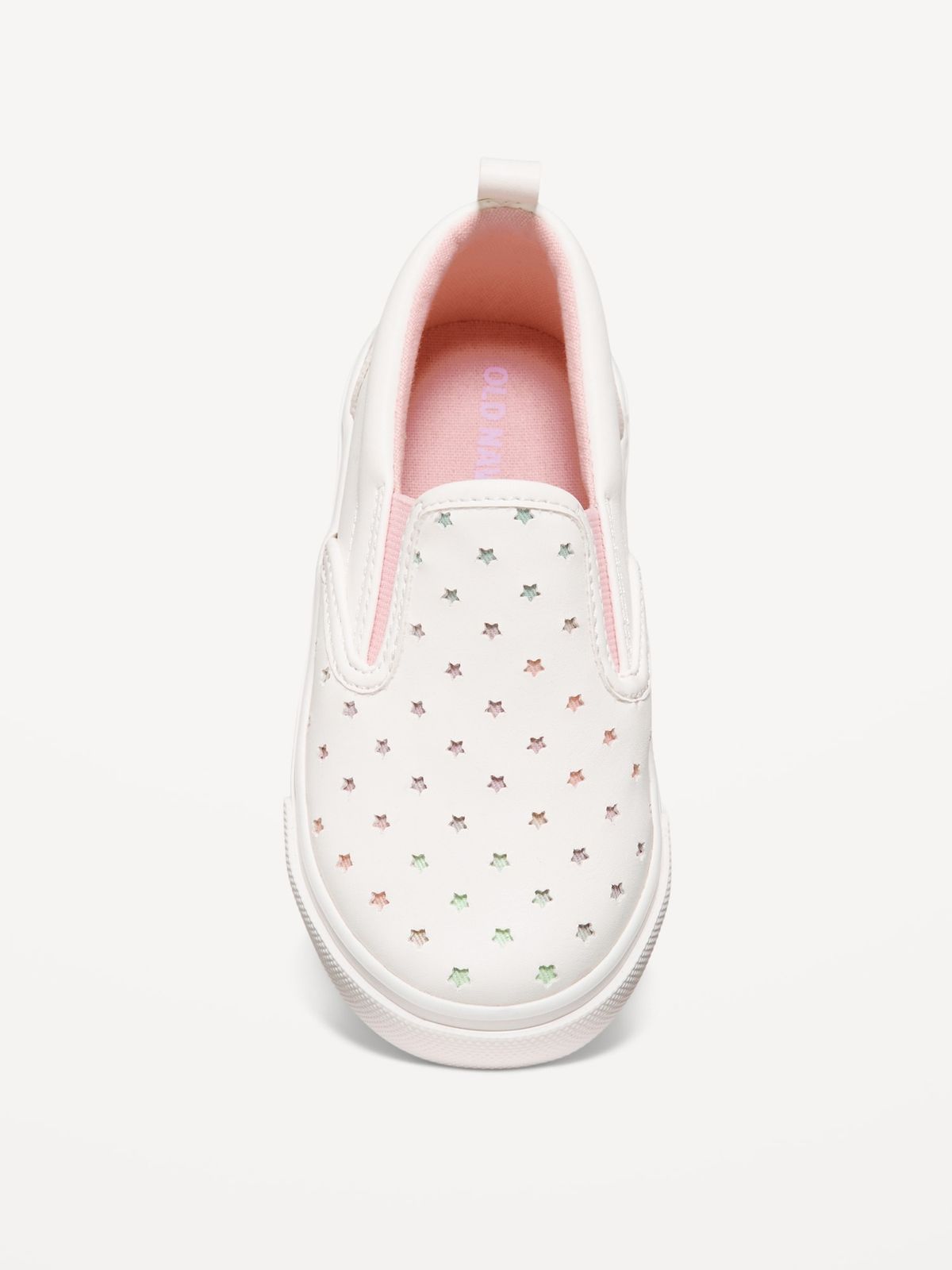 Old Navy Faux-Leather Slip-On Sneakers for Toddler Girls