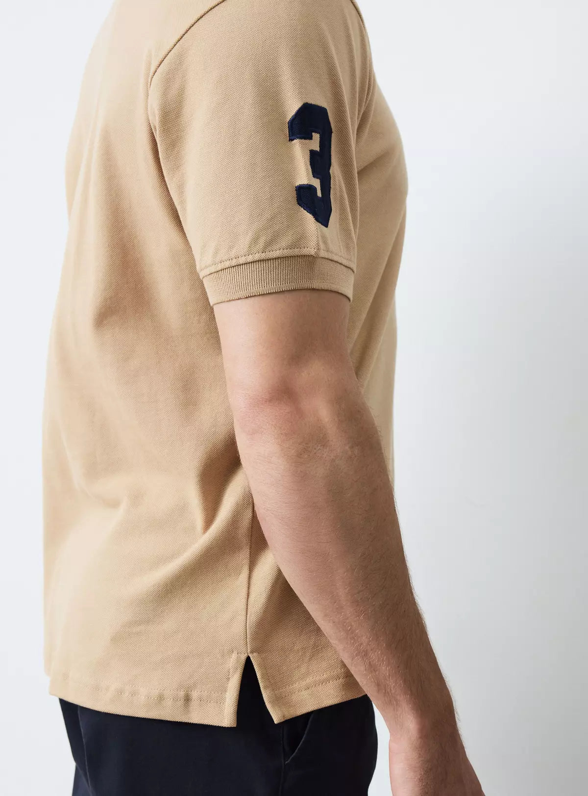 U.S Polo polera pique Manga corta Big logo Men’s