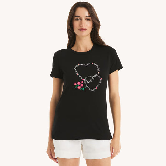 Náutica heart to heart graphic t-shirt Women’s