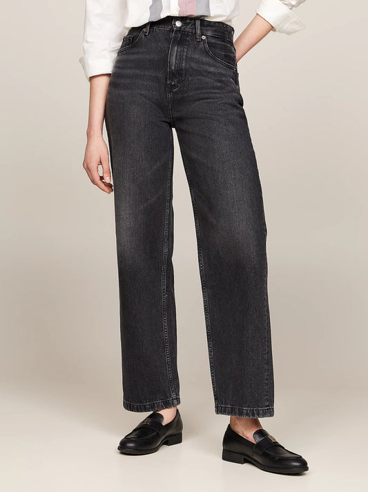 Tommy Hilfiger Jean droit décontracté taille haute Women’s