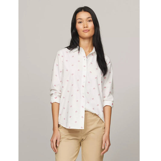 Tommy Hilfiger Fil Coupe Monogram Shirt