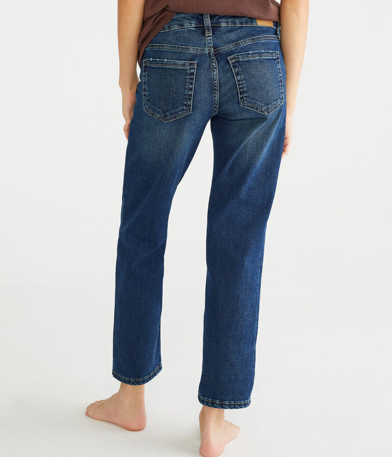 Aero Mid-Rise Straight Crop Jean Women’s