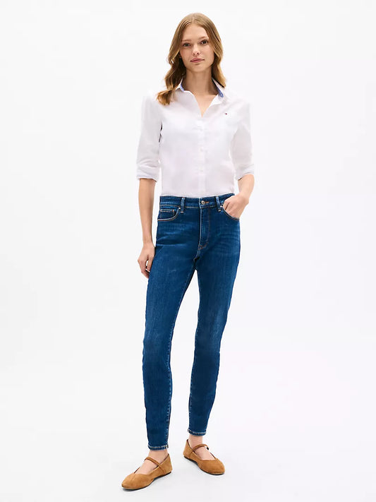 Tommy Hilfiger High-Rise Dark Wash Skinny Jean Women’s